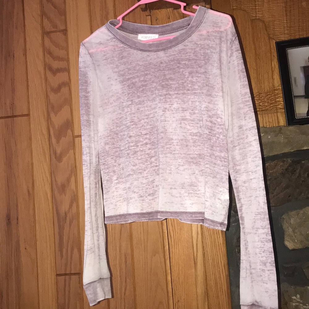 Purple crop top